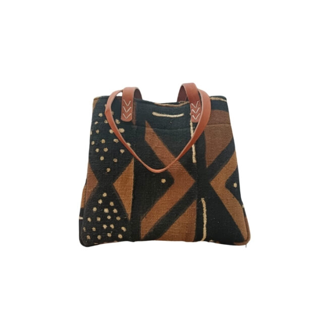 African Mudcloth Tote Bag