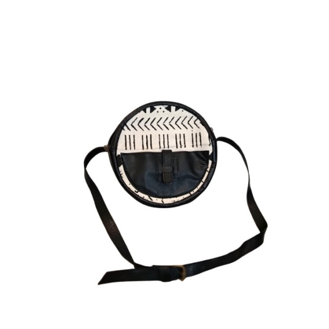 African bag mudcloth Round Crossbody